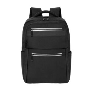 Mochila porta notebook DAKAR negra compacta de 15 litros.