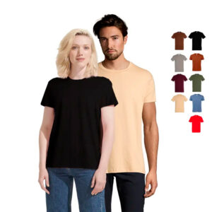 Polera algodón Imperial RP366 cuello redondo clásica para uso corporativo.