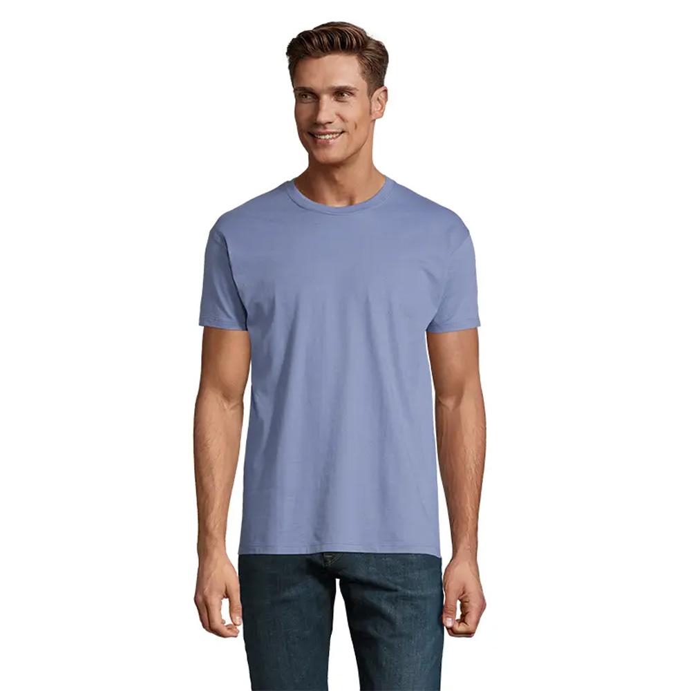 Polera algodón Imperial RP366 cuello redondo clásica para uso corporativo