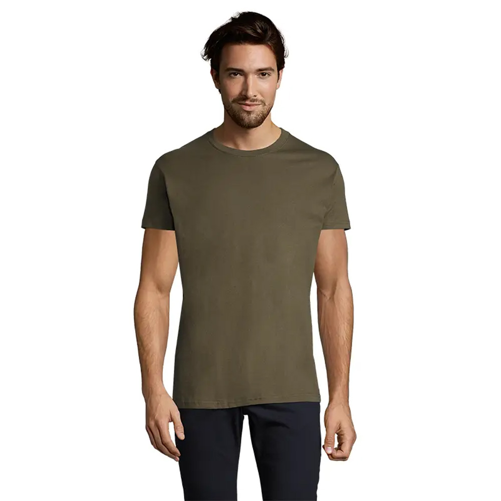 Polera algodón Imperial RP366 cuello redondo clásica para uso corporativo