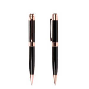 Set de Escritura THORTON BE223 negro con detalles encobrizados