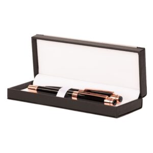 Set de Escritura THORTON BE223 negro con detalles encobrizados