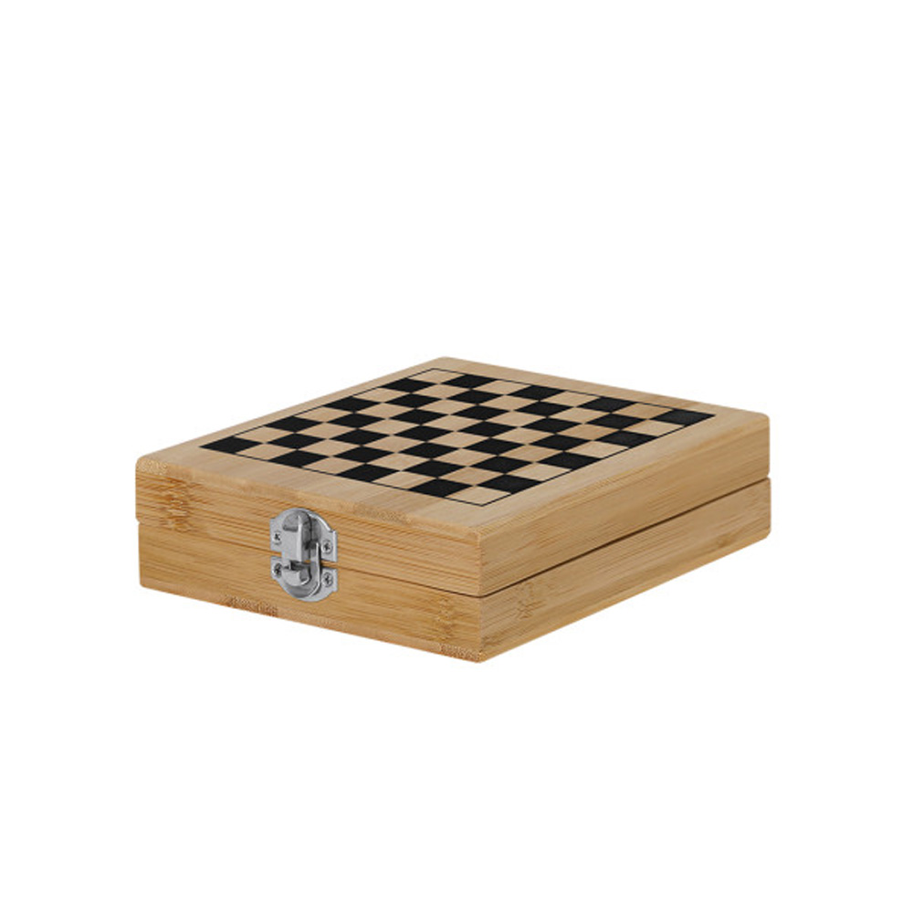 Set Juegos Londox TL400 de bambú con ajedrez dados y cartas