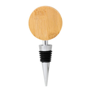 Tapón para botellas TAP con destapador y detalles de bambú.