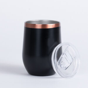 Vaso Térmico Leeds negro encobrizado de acero inoxidable 350cc