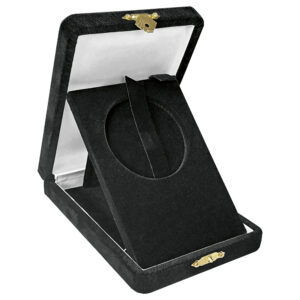 Estuche Medal Prestige de terciopelo para medallas de 70 mm