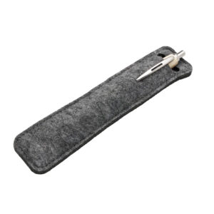 Funda para lápiz Felt minimalista gris y negro