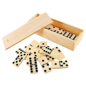 Juego de Dominó Clásico con estuche de madera
