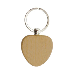 Llavero Corazón Bamboo EcoLove de bambú natural