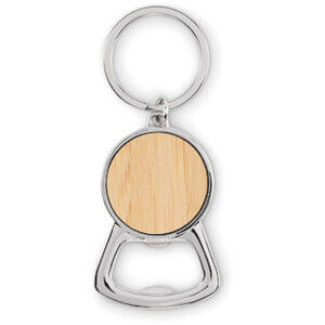 Llavero Destapador Metal Bamboo Premium con estuche negro