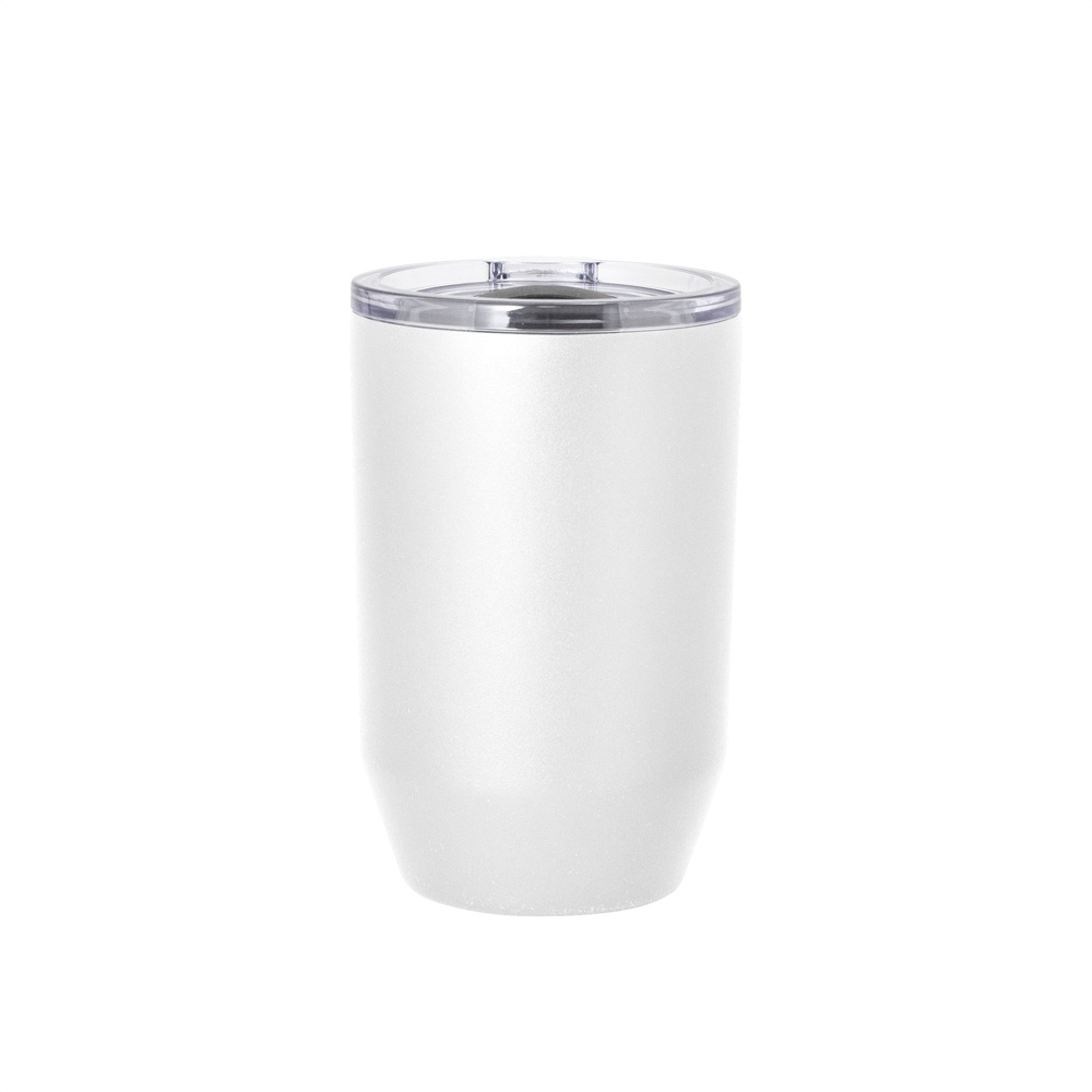 Mug Térmico Bisel Pro de doble pared con tapa transparente