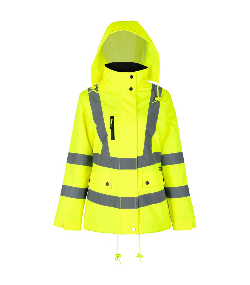 Parka Térmica Sentinel Hi-Vis Clase 3 para mujer con cintas reflectantes