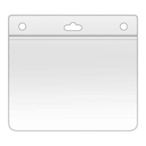 Portacredencial PVC Transparente Horizontal T37