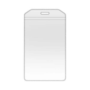 Portacredencial PVC Transparente Vertical T36