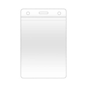 Portacredencial PVC Transparente Vertical T38