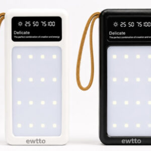 Power Bank SmartCharge 10.000 mAh color blanco y negro