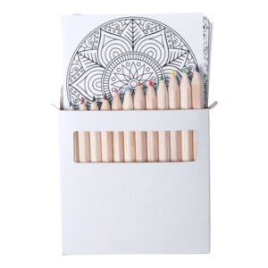 Set Creativo Mandala con lápices de colores y láminas para colorear