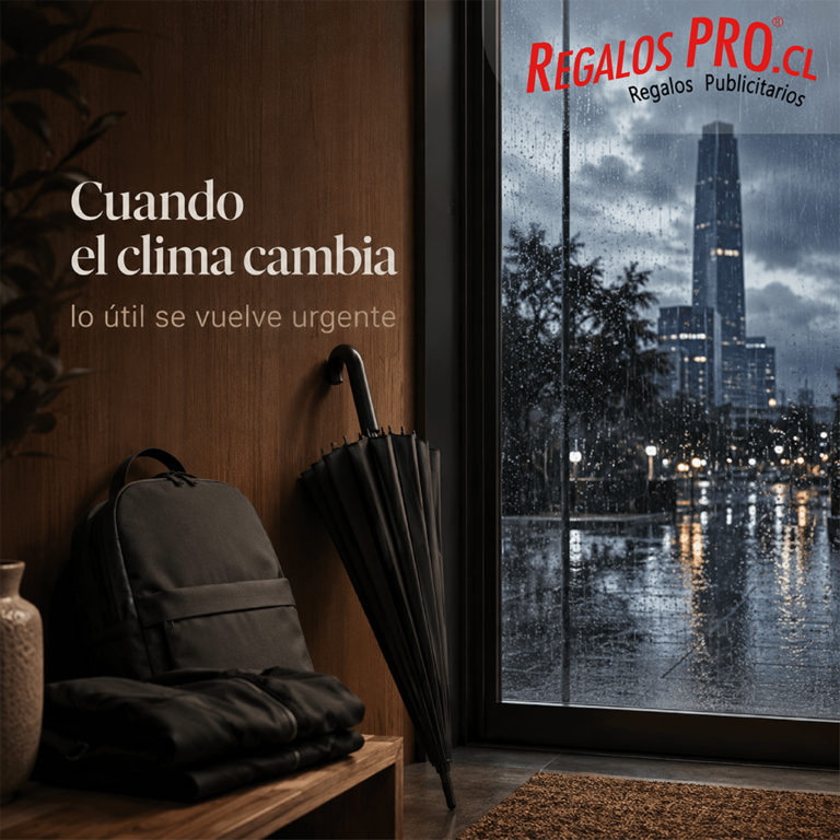 Cuando el clima cambia, lo útil se vuelve urgente