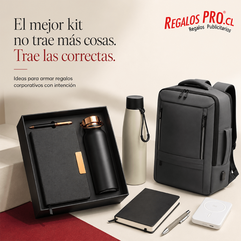 El mejor kit corporativo no es el que trae más cosas. Es el que trae las correctas.