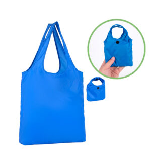 Bolsa Plegable Room de poliéster 190T con bolsita compacta para compras y regalos corporativos personalizados.