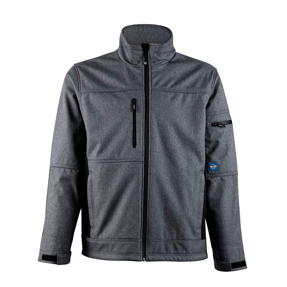 Chaqueta Free Action para hombre con cierre impermeable y detalles reflectivos