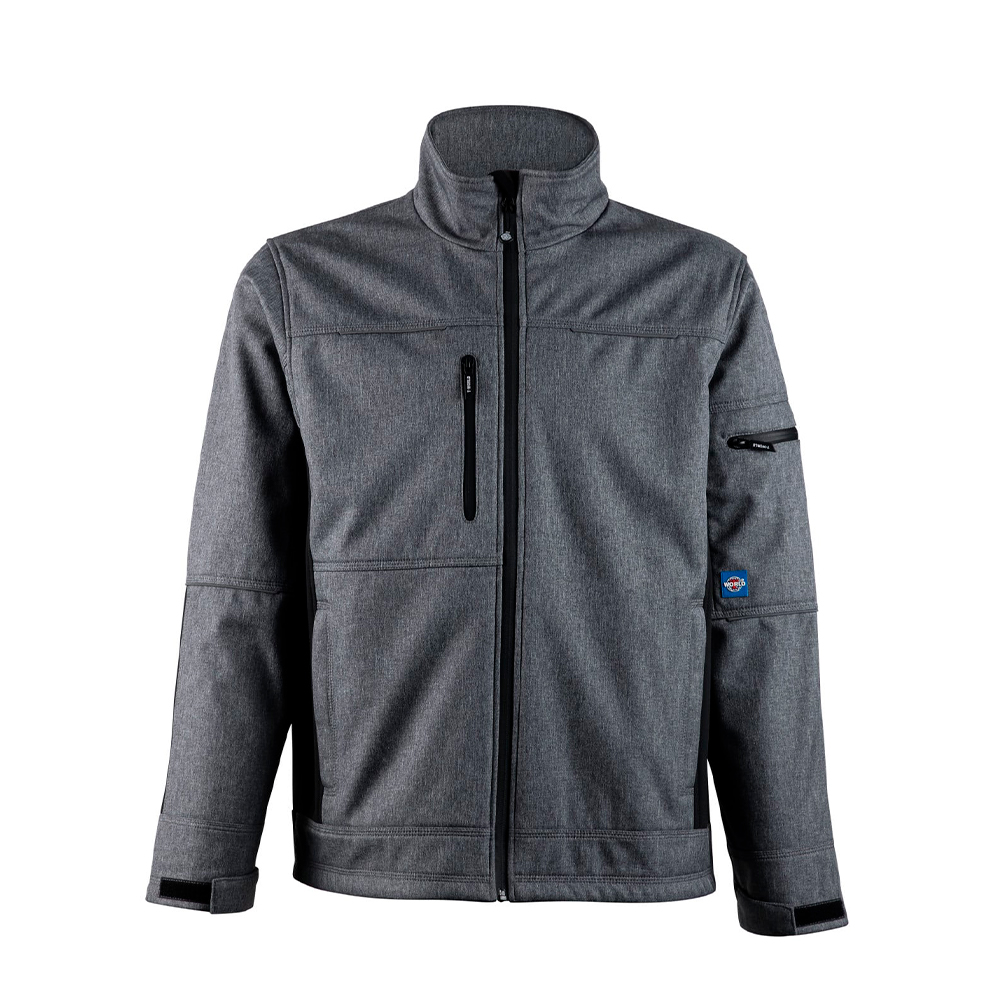 Chaqueta Industrial FlexExpert para hombre con cierre impermeable y detalles reflectivos