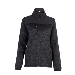 Chaqueta Knit Fleece Softshell para mujer con bolsillos y resistencia al agua