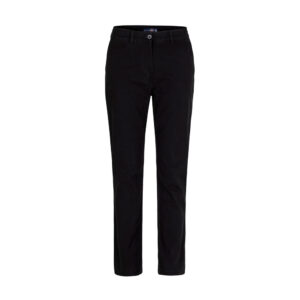 Pantalón Casual Slim Mujer disponible en negro y azul para uniforme corporativo femenino.