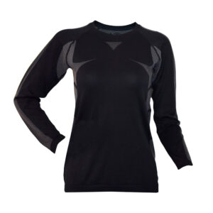 Primera Capa Outwork Mujer color negro para trabajos en exteriores y ambientes de bajas temperaturas.
