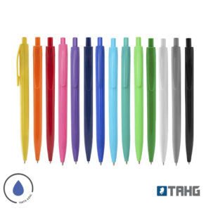 Bolígrafo Boy de ABS resistente y ligero con tinta azul, ideal para uso diario y acciones promocionales corporativas.