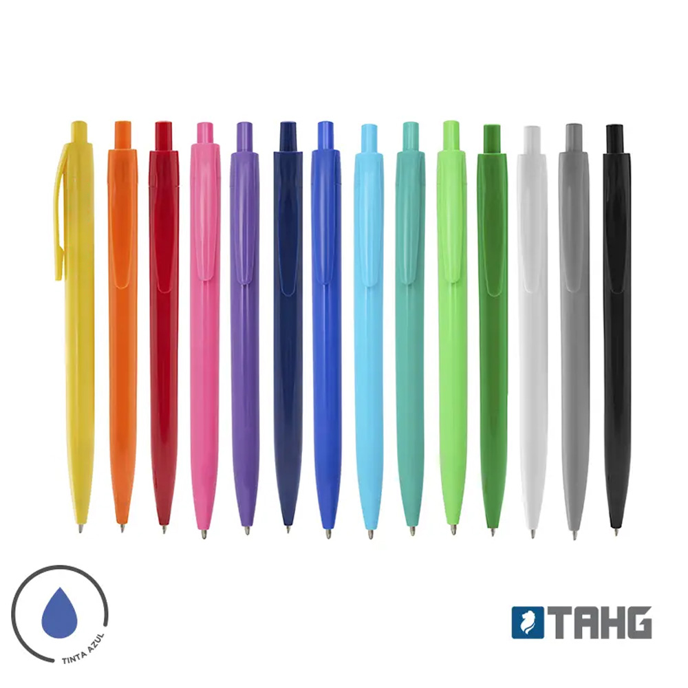 Bolígrafo Boy de ABS resistente y ligero con tinta azul, ideal para uso diario y acciones promocionales corporativas.