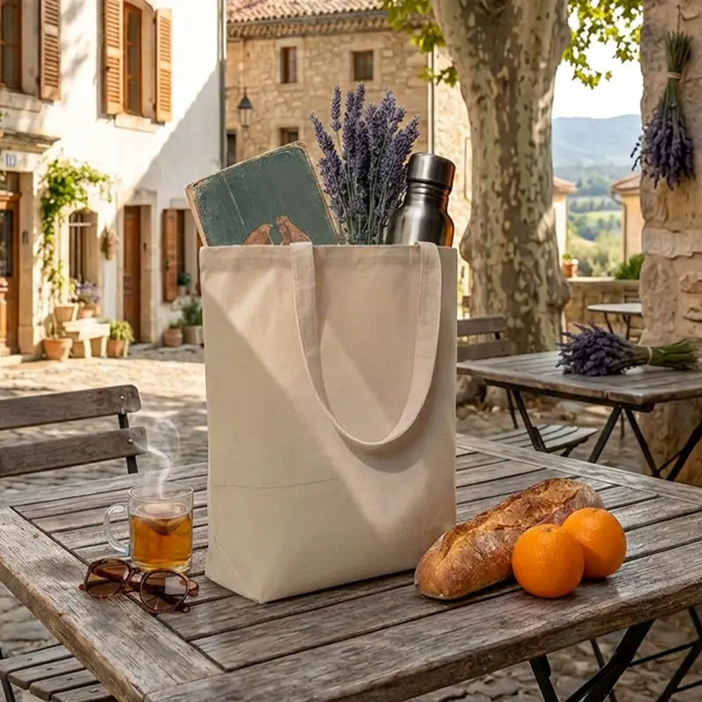 Tote Cliff Canvas Natural - Imagen 7