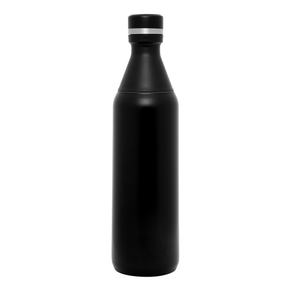 Botella Térmica Glaciar de 590 ml con doble pared, tecnología vacuum, doble apertura y boca ancha para cargar hielo.