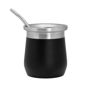 Set de mate Folk térmico de acero inoxidable con bombilla y cepillo
