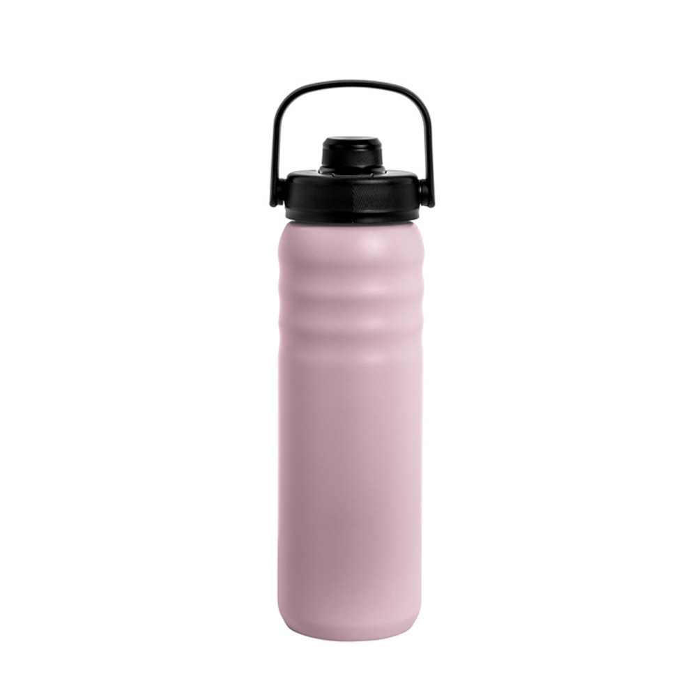 Botella térmica Wave de 600 ml con doble pared, tapa roscada y manija plástica