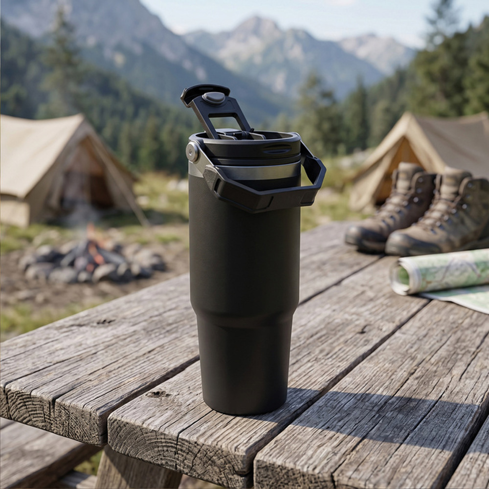 Mug Térmico Vacuum Rodas 880ml - Imagen 9